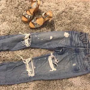GRLFRND boyfriend high rise jeans size 29
